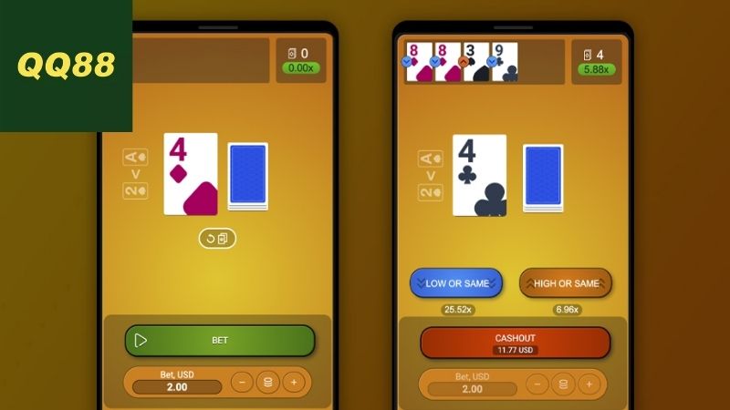 Cách chơi Hi-Lo trên QQ88